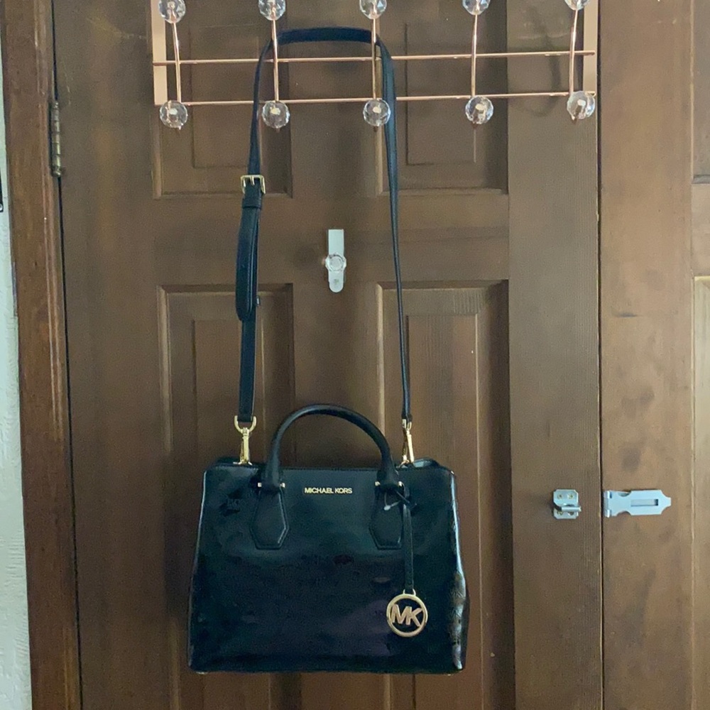 NWT Michael Kors black satchel